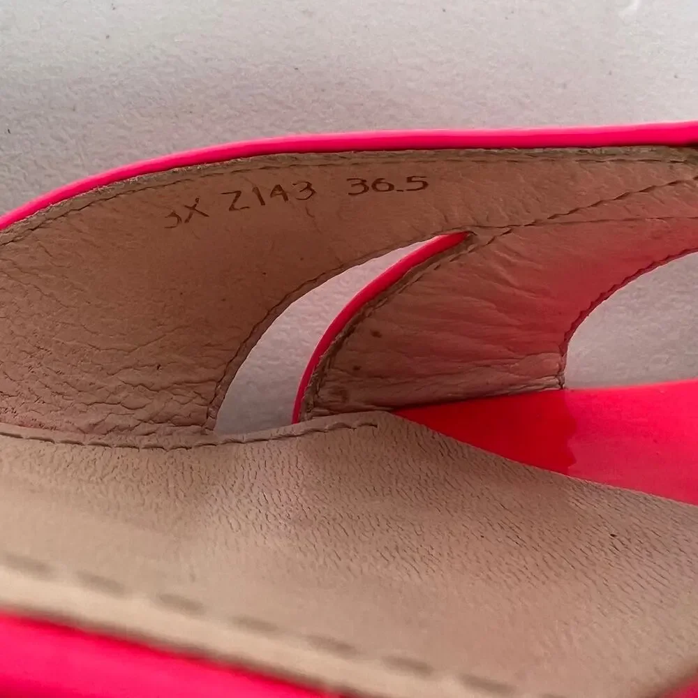 Prada Cork Wedge Platform Sandal Size 36.5 - Picture 10 of 11